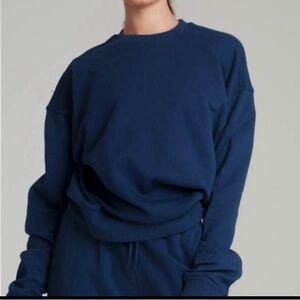 Buffbunny Classic Crewneck Sweater - blue